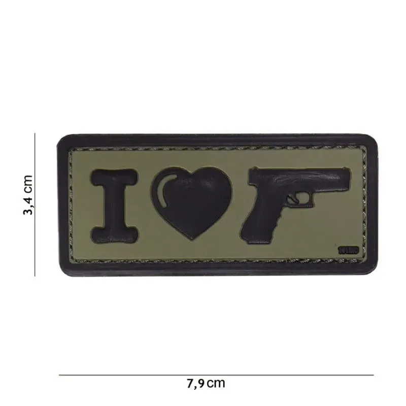 101 Inc Patch 3D PVC Amo la Mia Arma
