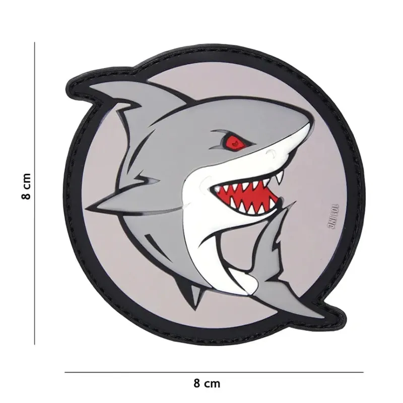 101 Inc Patch 3D PVC Attacco Allo Squalo