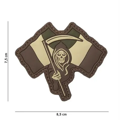 Patch 3D PVC Bandiera Italia the Reeper, Il Mietitore - 101 Inc