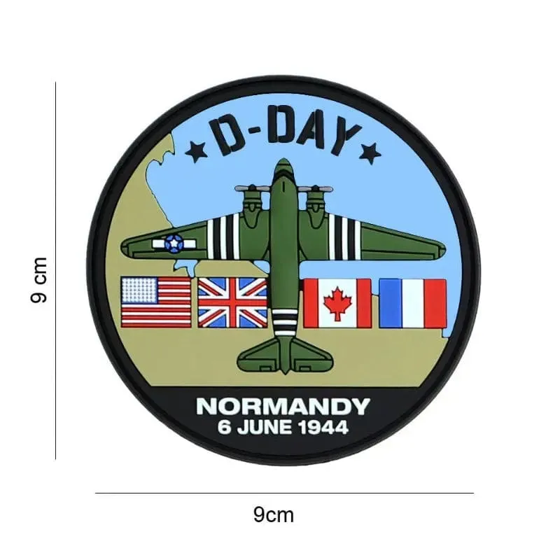 101 Inc Patch 3D PVC D-Day C47