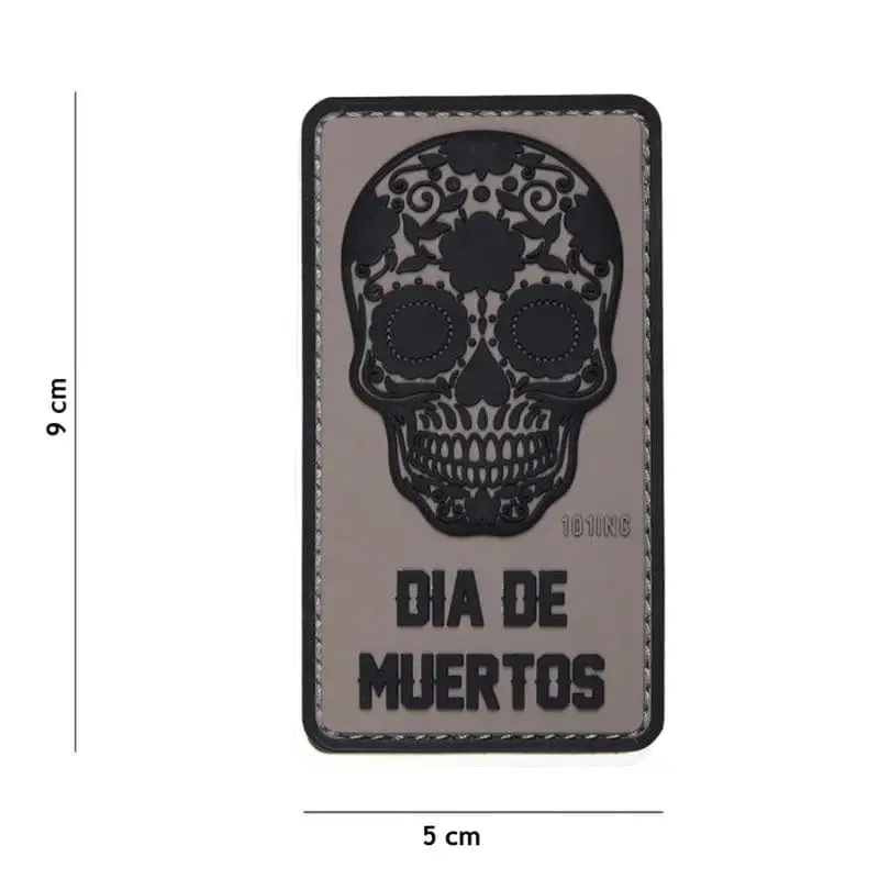 101 Inc Patch 3D PVC Dia de Muertos