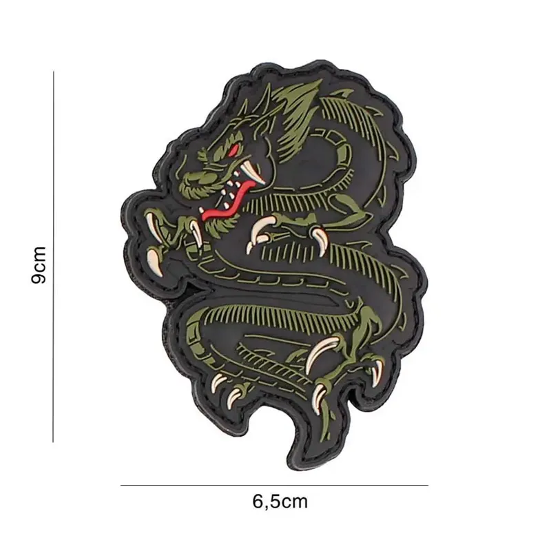 101 Inc Patch 3D PVC Drago · Verde / OD