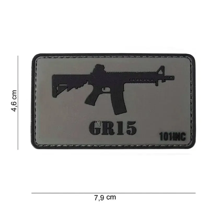 101 Inc Patch 3D PVC Fucile GR15