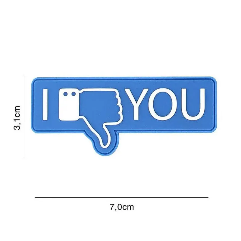 101 Inc Patch 3D PVC I Don't Like You