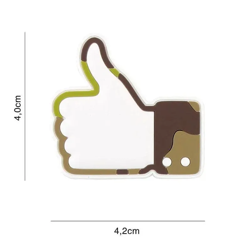 101 Inc Patch 3D PVC Like/Don't Like