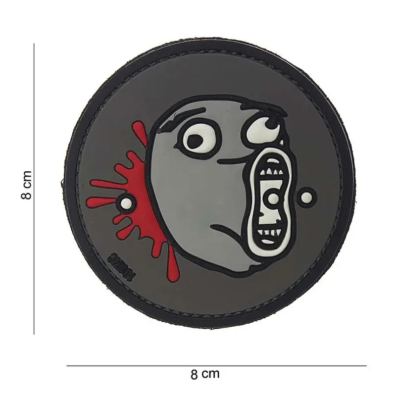 101 Inc Patch 3D PVC Lol Face