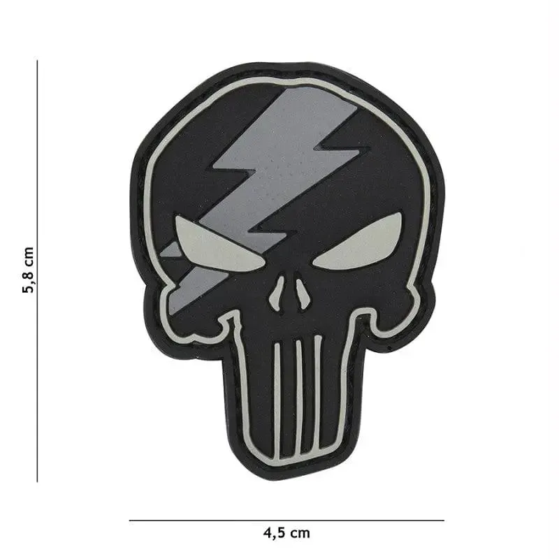 101 Inc Patch 3D PVC Punisher Thunder