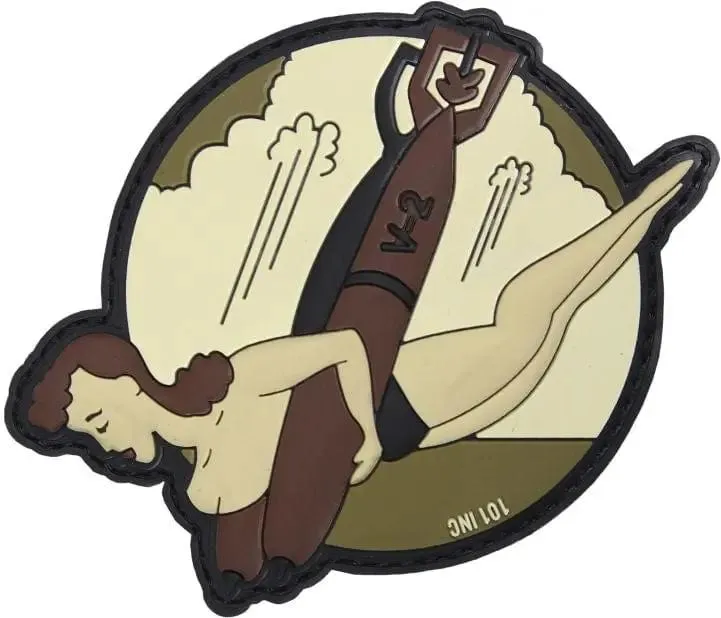 101 Inc Patch 3D PVC V-2 Bitch · Tan / FDE