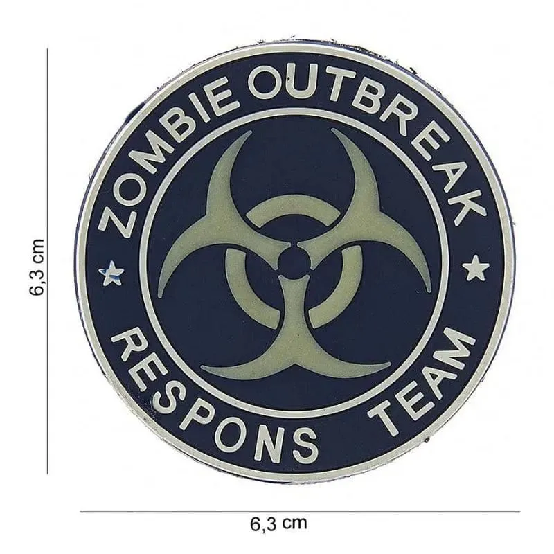 101 Inc Patch 3D PVC Zombie Outbreak Respons Team
