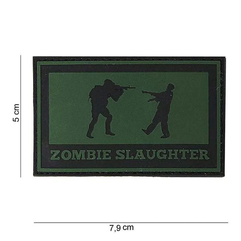101 Inc Patch 3D PVC Zombie Slaughter · Verde / OD