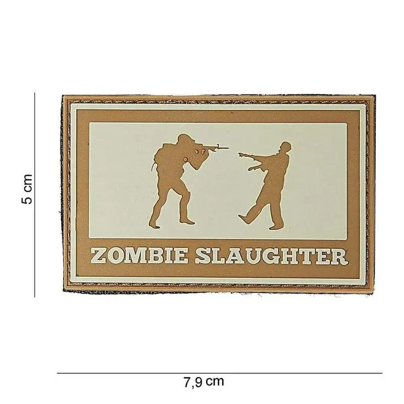 101 Inc Patch 3D PVC Zombie Slaughter · Tan / FDE