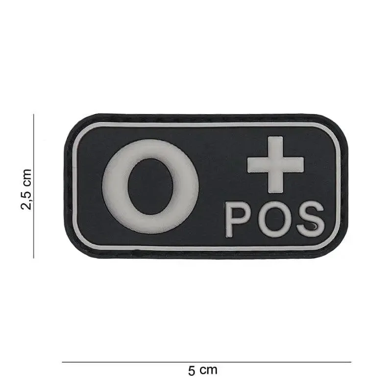 101 Inc Patch in PVC Gruppo Sanguigno 0