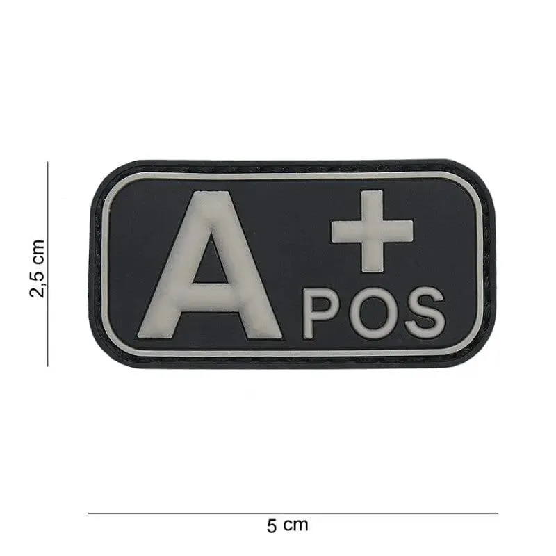 101 Inc Patch in PVC Gruppo Sanguigno A