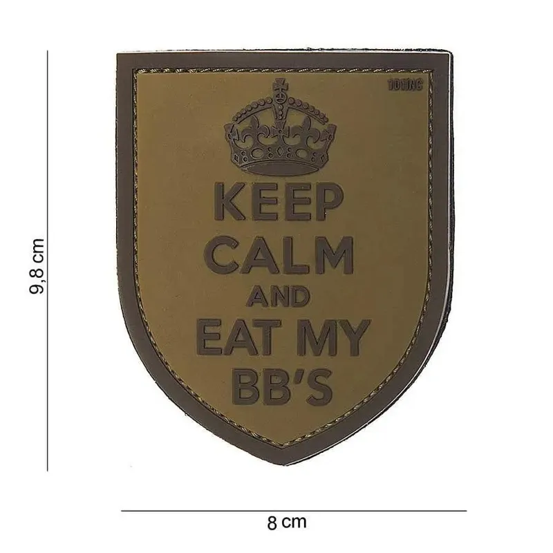101 Inc Patch PVC 3D Keep Calm