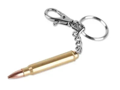 Portachiavi Proiettile 5.56mm con Anello e Moschettone - Mil-Tec
