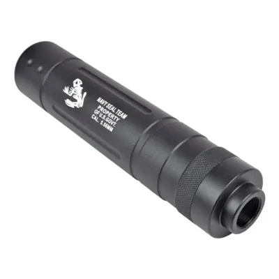 Silenziatore 155x30mm Logo Navy SEAL Team - Cyma
