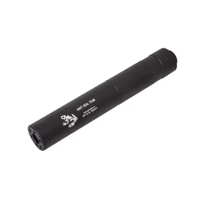 Silenziatore in Alluminio Universale per Fucili Navy SEAL 196mm - Cyma