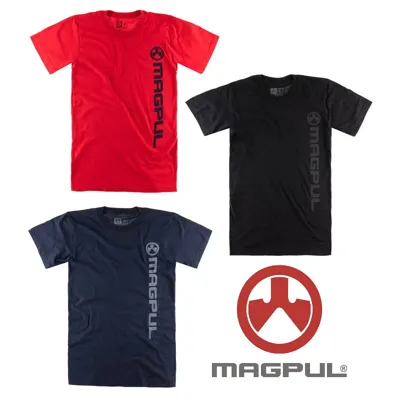 T-Shirt Logo Verticale Blu - Magpul