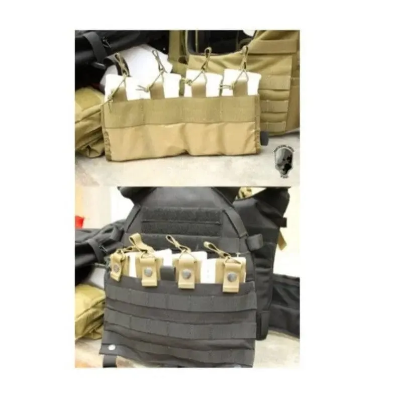TMC Tactical Gear Tasca Interna Porta Caricatori Quadrupla · Tan / FDE