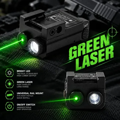 Torcia Laser con Attacco Piccadinny/Weaver in Metallo - Duel Code