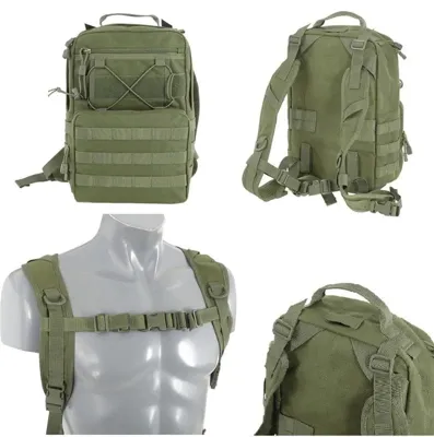 Zaino Tattico con Spallacci Rimovibili per Combat Vest -25 Litri - 8Fields