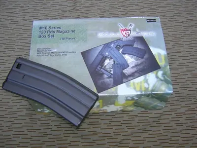 120BBs Kit 10 Caricatori Full Metal Serie M4-M16 - King Arms