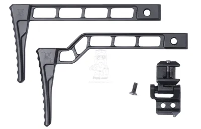 1913 MIL - STD Weaver - Picatinny RIS Couple of Minimalist Metal Stribog Folding Stocks - Delta Armory
