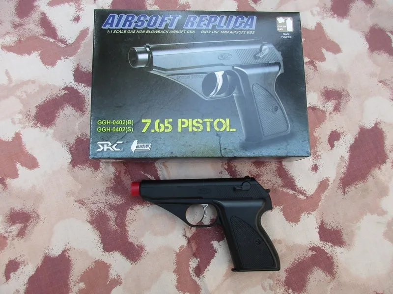 SRC (Taiwan) 7.65 Pistol ABS Gas Pistol · Negro