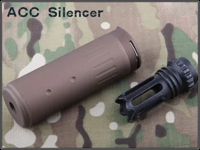 ACC Extension Barrel Silenziatore M4 - SCAR de 14mm SX BD0477CB - Big Dragon