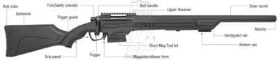 T11 Spring Bolt Action Rifle - Action Army