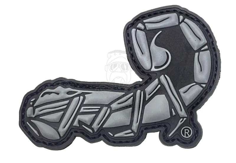 Agilite Scorpion Logo Rubber 3D Patch · Gris