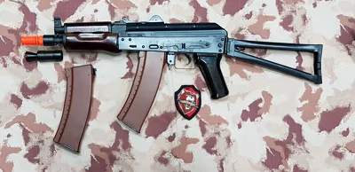 AK74 SU BRSS Shock Recoil System Full Wood & Metal "Luxury" Version - Bolt Airsoft
