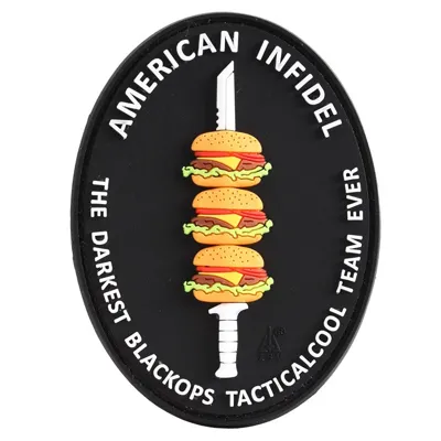 American Infidel 3D Rubber Patch - softair italia
