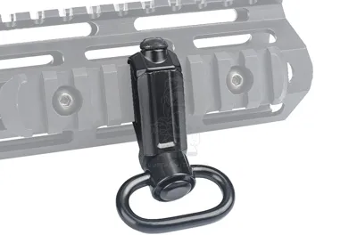 Anello Cinghia QD Sgancio - Aggancio Rapido con Supporto Sling Mount per Slitte Picatinny - Weaver - Metal