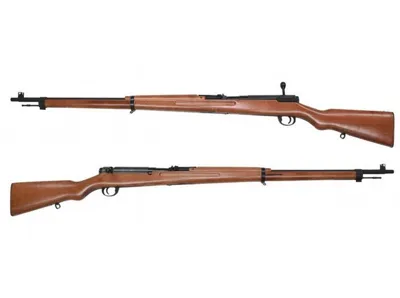 Arisaka Type 38 "Long Version" Early Model Spring Bolt Action Rifle Full Wood& Metal - S&T Armament