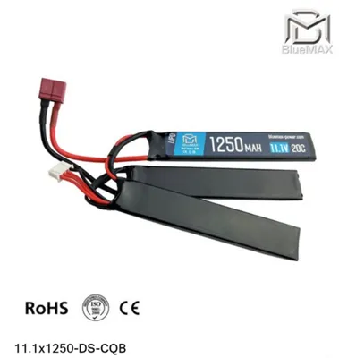 Batteria Li-Po Battery 11.1V 1250mAh 11.1V 20C T-Deans Connector - BlueMax