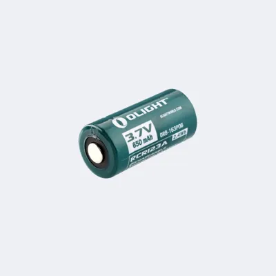 Batteria Ricaricabile RCR123A LI-ION 3.7V 650mAh - Olight Technology