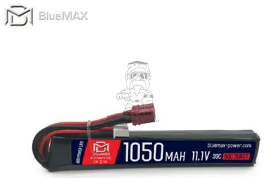 Li-Po Battery Batteria 11.1V 1050mAh Stick T-Deans 113x16,5x14,9mm - BlueMax