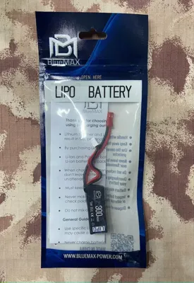 Li-Po Batteria 7,4V 300mAh 35C HPA Connettore JST - BlueMax