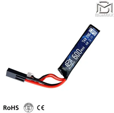 Li-Po Batteria 7,4V 600mAh 20C Stick - BlueMax