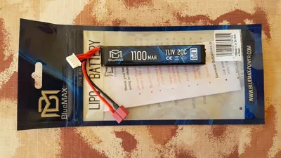 Li-Po Battery Batteria 11.1V 1100mAh 20C Deans Stick By Max - BlueMax