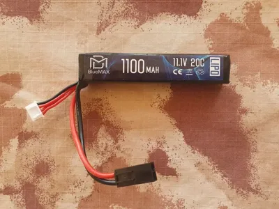 Li-Po Battery Batteria 11.1V 1100mAh 20C Mini Tamiya Stick By Max - BlueMax