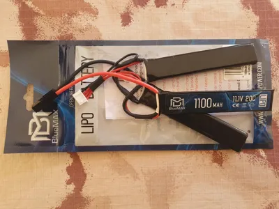 Li-Po Battery Batteria 11.1V 1100mAh 20C Triple Mini Tamiya - BlueMax
