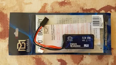 Li-Po Battery Batteria 11.1V 1200mAh 20C PEQ Type Mini Tamiya - BlueMax