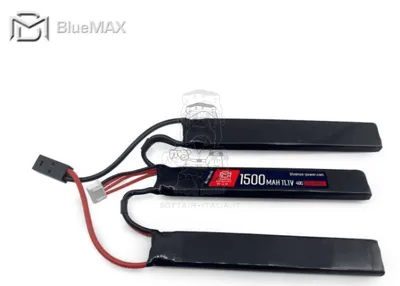 Li-Po Battery Batteria 11.1V 1500mAh 40C 80BURST Tamiya Plug - BlueMax