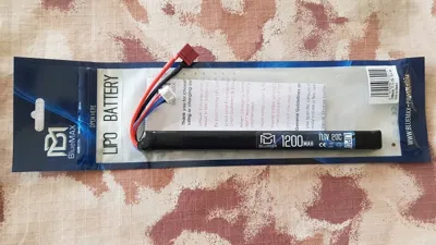 Li-Po Battery Batteria 1200mAh 20C 11.1V AK Stick By Max - BlueMax