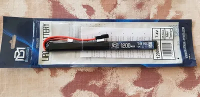 Li-Po Battery Batteria 1200mAh 20C 7.4V AK Stick By Max - BlueMax