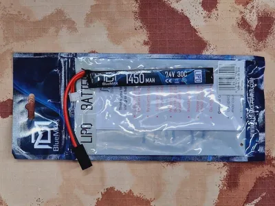 Li-Po Battery Batteria 1450mAh 30C 7.4V Stick Pack Tamiya By Max - BlueMax