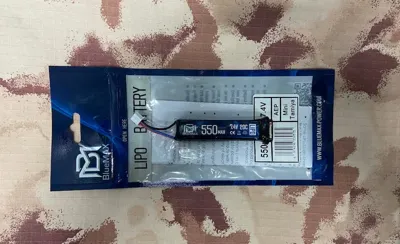 Li-Po Battery Batteria 7.4V 550mAh 20C Stick By Max - BlueMax