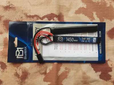 Li-Po Battery Batteria Nunchuck 1450mAh 7.4V 30C Crane Type By - BlueMax